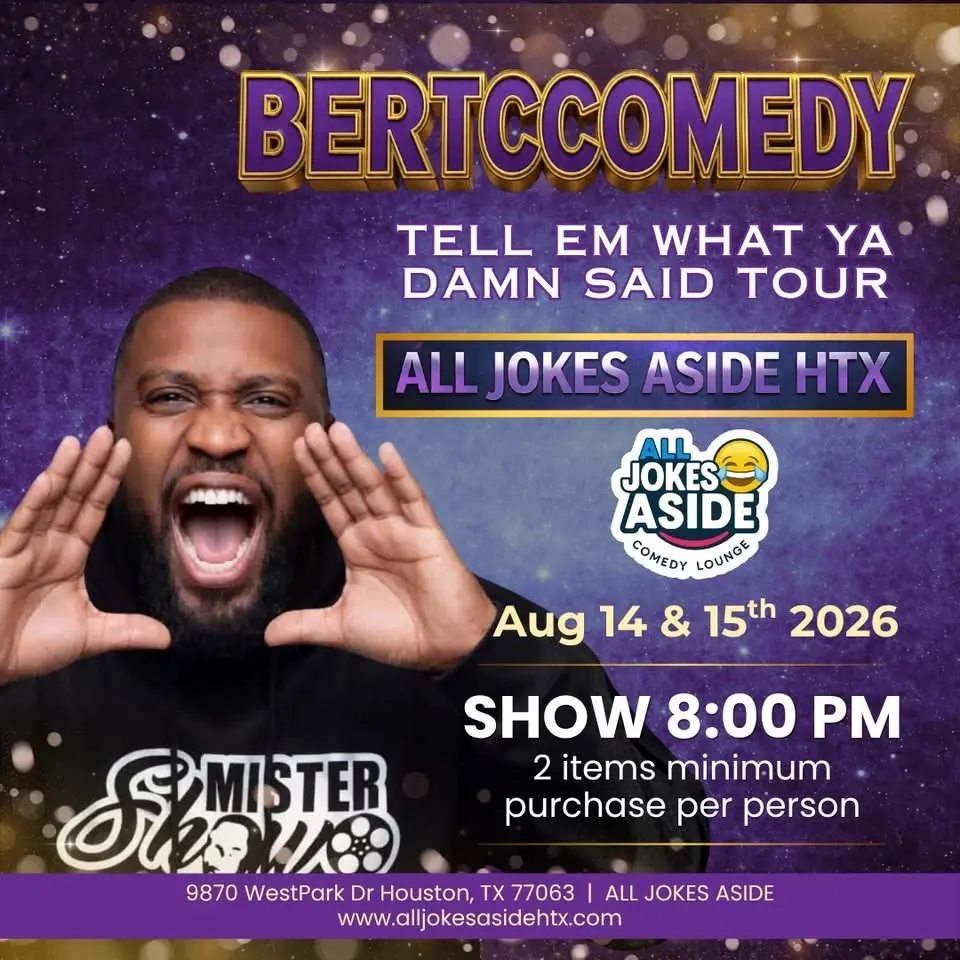 @BertCComedy Live at All Jokes Aside Houston