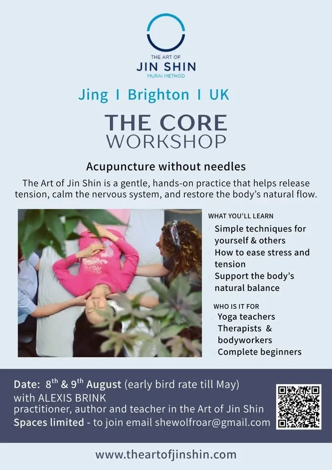 The Art of Jin Shin - The Core - 2 day Workshop - Brighton
