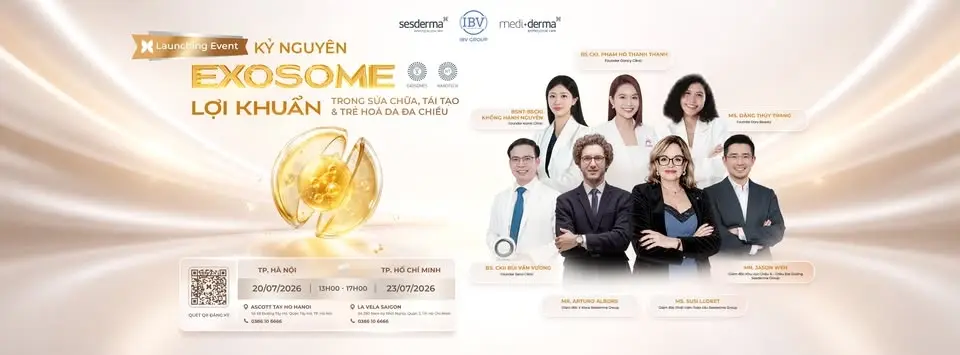 𝐋𝐚𝐮𝐧𝐜𝐡𝐢𝐧𝐠 𝐄𝐯𝐞𝐧𝐭 𝟐𝟎𝟐𝟔: Kỷ nguyên Exosome Lợi khuẩn