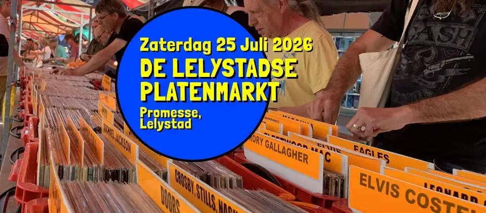 De Lelystadse Platenmarkt - zaterdag 25 juli, Promesse Lelystad