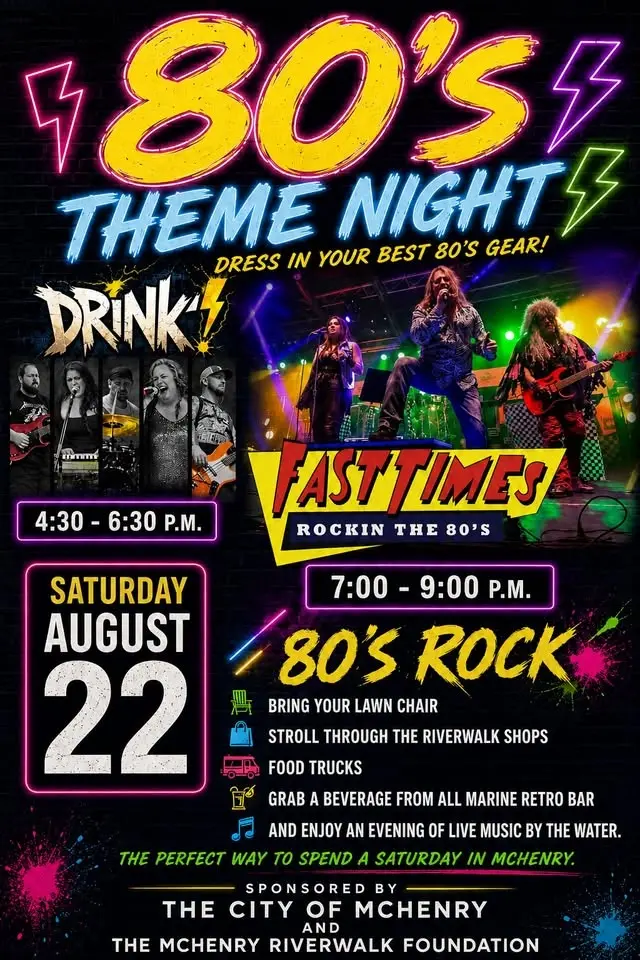 FAST TIMES - 80's Theme Night
