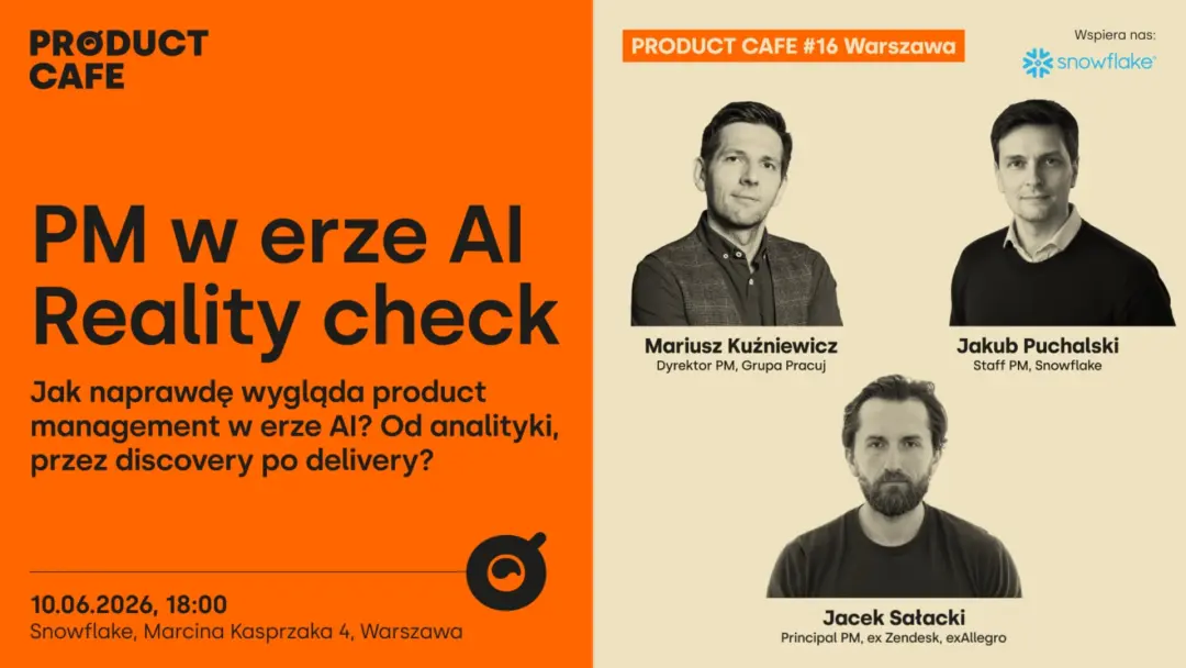 #16 ProductCafe | WaWa | PM w erze AI - reality check