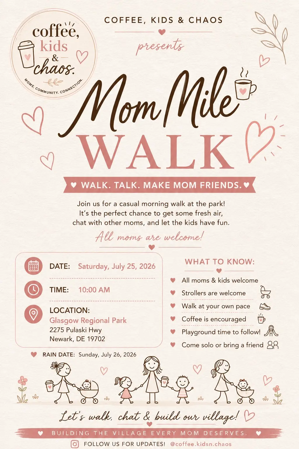 Mom Mile Walk