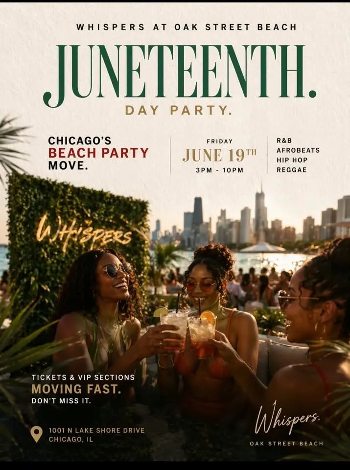 Whispers at Oak Street Beach | Juneteenth Day