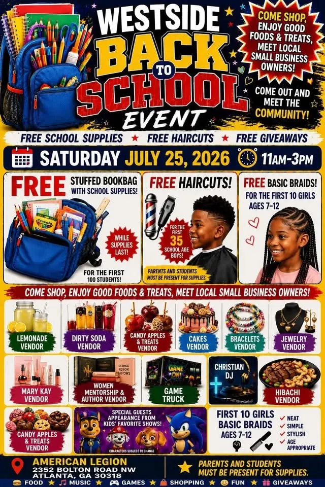 POST 156 presents BACK2SCHOOL bash!!
