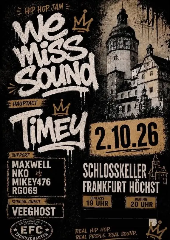 WE MISS SOUND # HIP-HOP JAM FRANKFURT