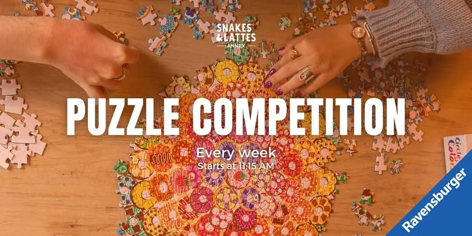Ravensburger Puzzle Competition - Snakes & Lattes Annex