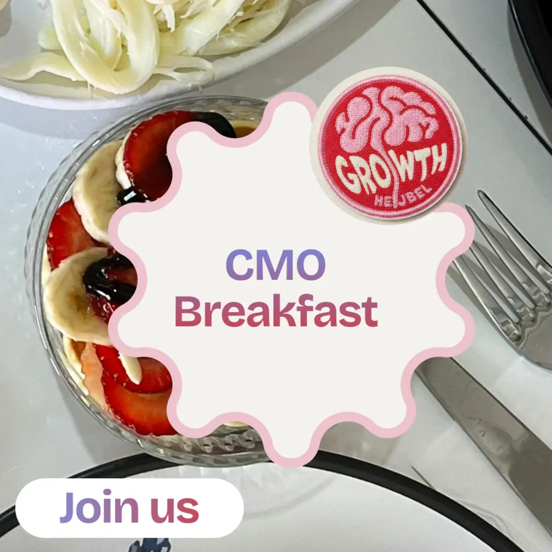CMO Breakfast: Trust is your Product and also Your Constraint