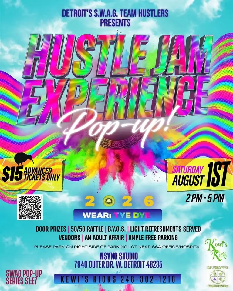 Tye Dye Hustle Jam Experience Pop-up! 