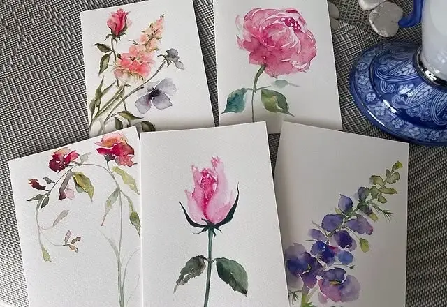 Watercolor Greeting Card Class