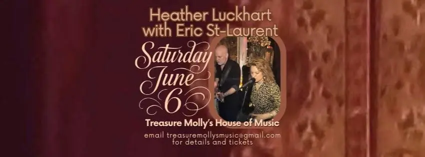 Heather Luckhart and Eric St-Laurent at Treasure Molly’s House of Music
