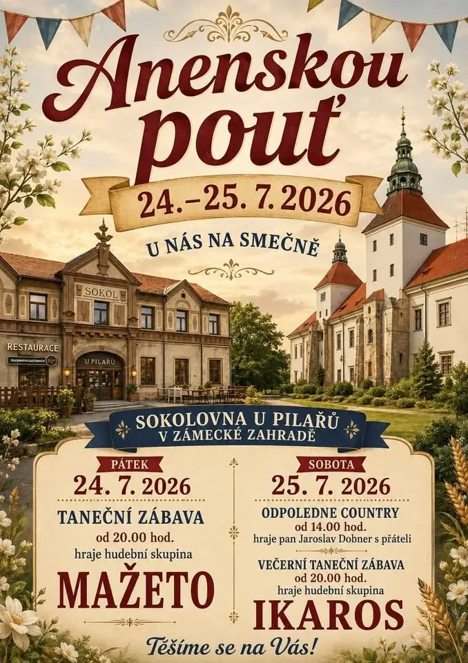 Anenská pouť Smečno 2026