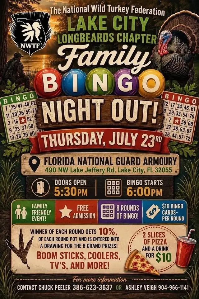 NWTF Family Bingo Night Out
