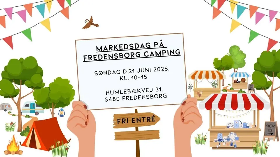 Markedsdag på Fredensborg Camping 2026