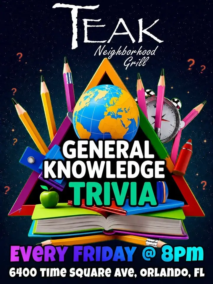 General Knowledge Trivia @ Teak Neighborhood Grill 