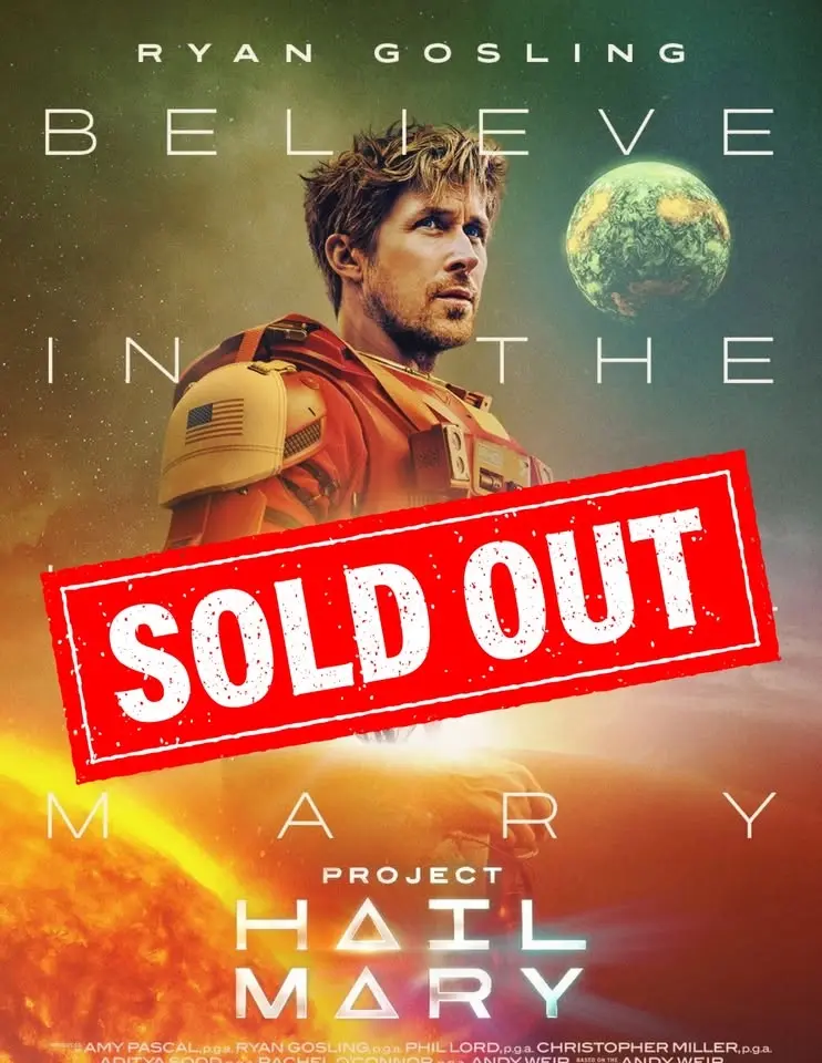 Sci-Fi Film Series: PROJECT HAIL MARY- SOLD OUT