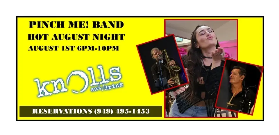 Hot August Saturday at Knolls - Pinch Me! Band Live