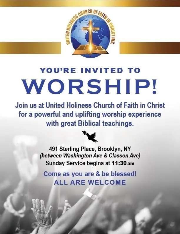 Come Worship With Us! - UHCFC
