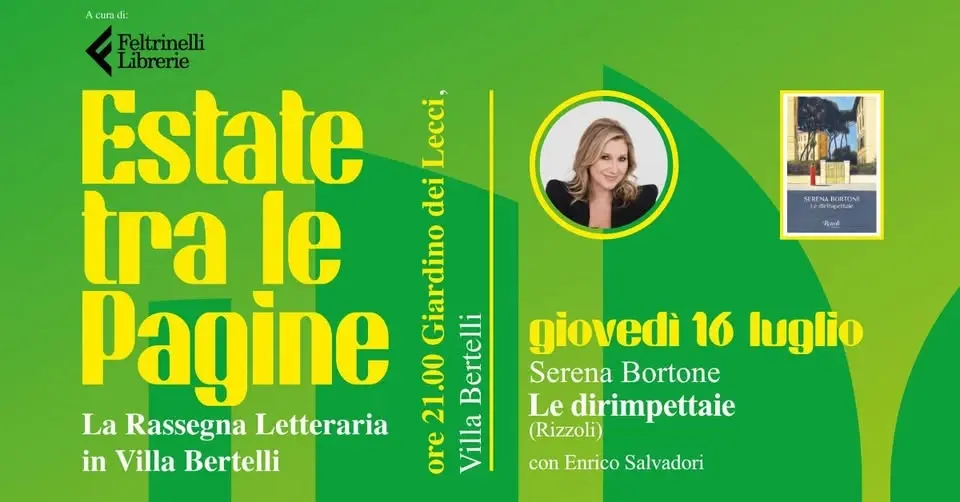 SERENA BORTONE "Le dirimpettaie" Rassegna Feltrinelli "Estate tra le pagine" 