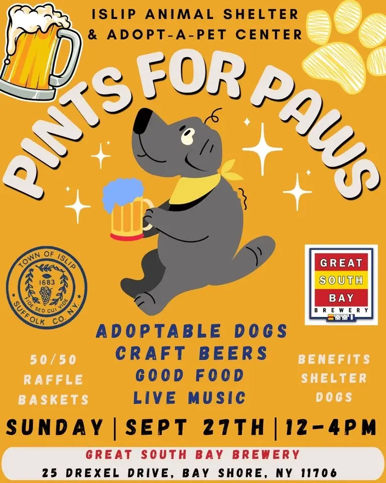 PINTS FOR PAWS @ GREAT SOUTH BAY BREWERY