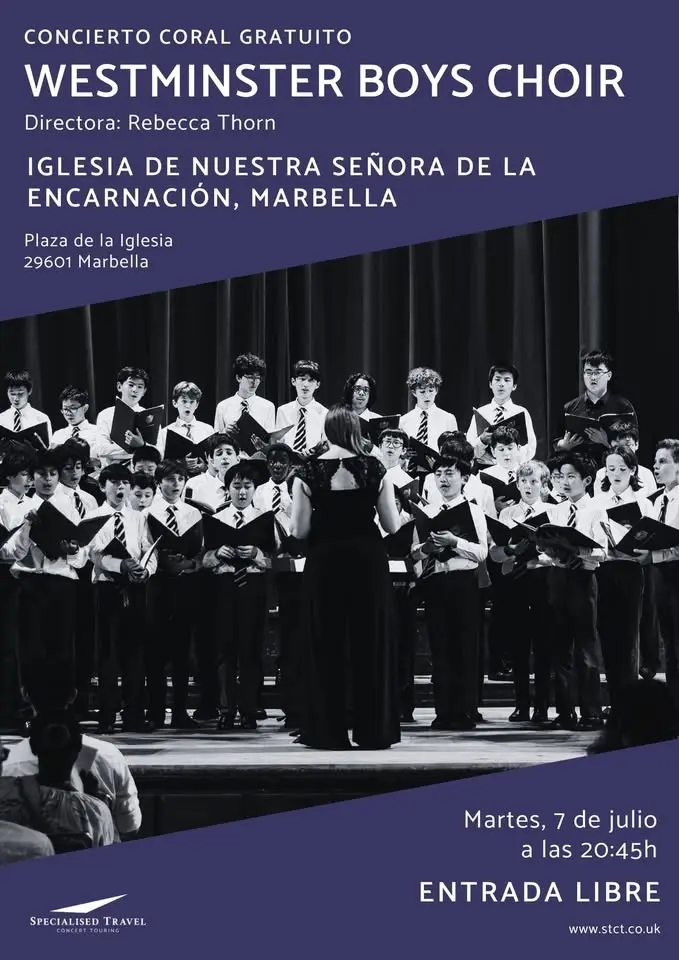 Concierto Gratuito | WESTMINSTER BOYS CHOIR | Marbella