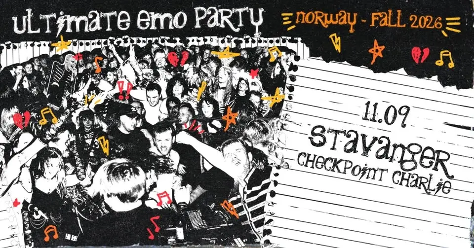 Ultimate Emo Party Stavanger / 11.09 Checkpoint Charlie