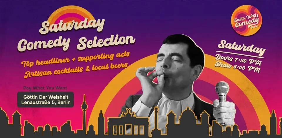 English stand-up: Saturday Comedy Selection w. TBA 04.07.26