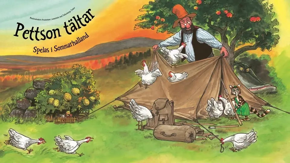 Pettson tältar - spelas i Sommarhalland 