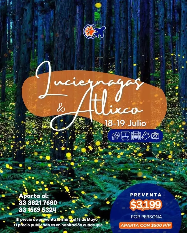 Santuario de las luciernagas & Atlixco