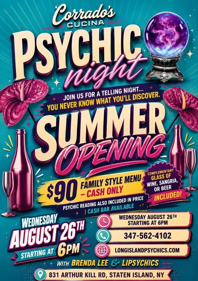 Psychic Dinner Night At Corrado's Cucina