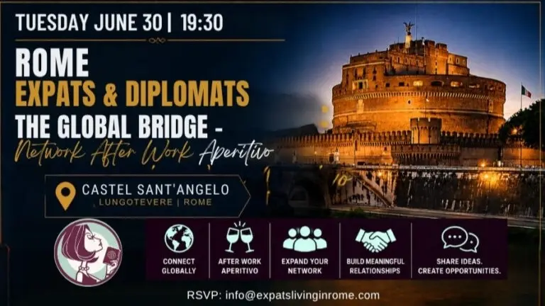 EXPATS & DIPLOMATS THE GLOBAL BRIDGE – Network After Work Aperitivo