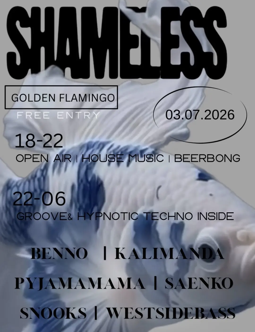 SHAMELESS - FREE ENTRY - Afterwork + Afterparty