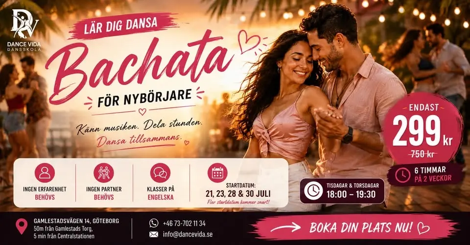New Bachata Beginners Promotion, 6 hours!