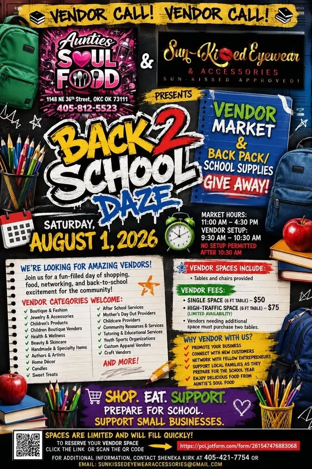 back 2 school daze pop up shop