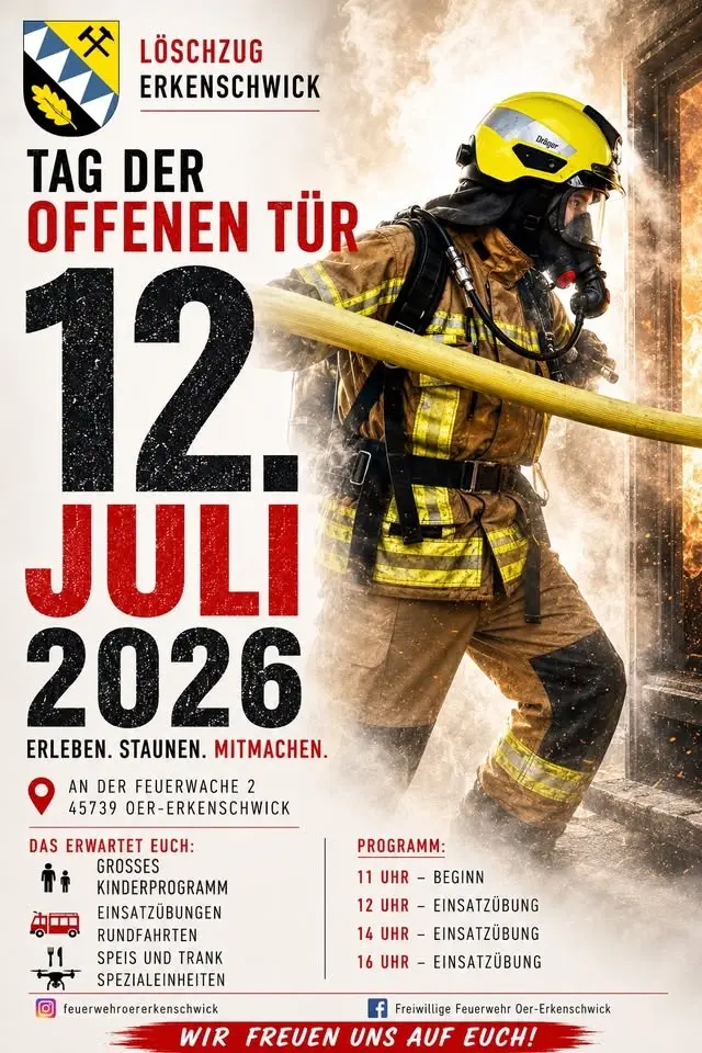 Tag der offenen Tür 2026 Löschzug Erkenschwick