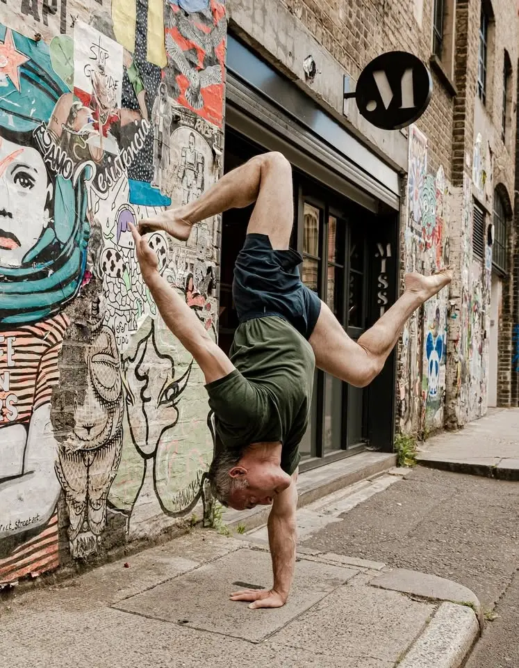 Handstand in London, UK
