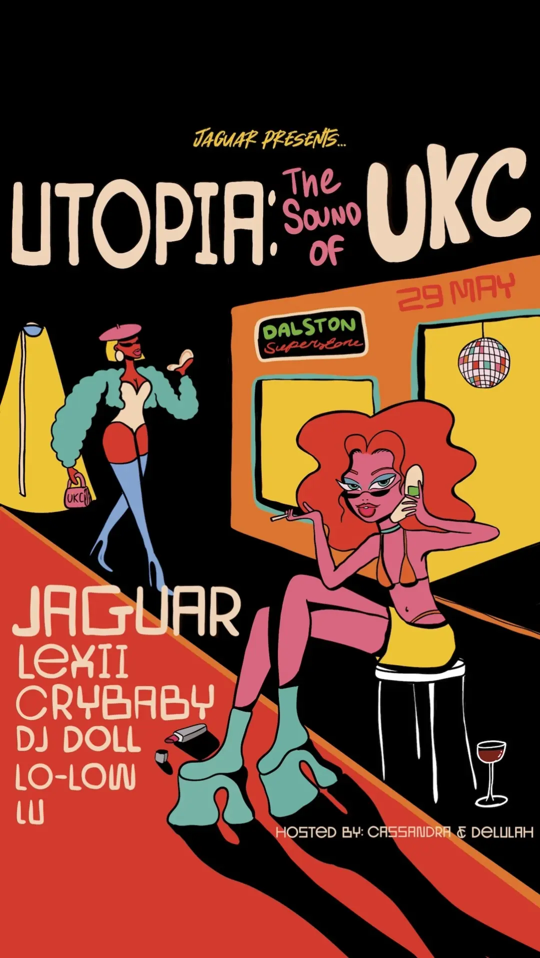 Jaguar presents UTOPIA: at Dalston Superstore 29th May + 31st July (TIX OTD)