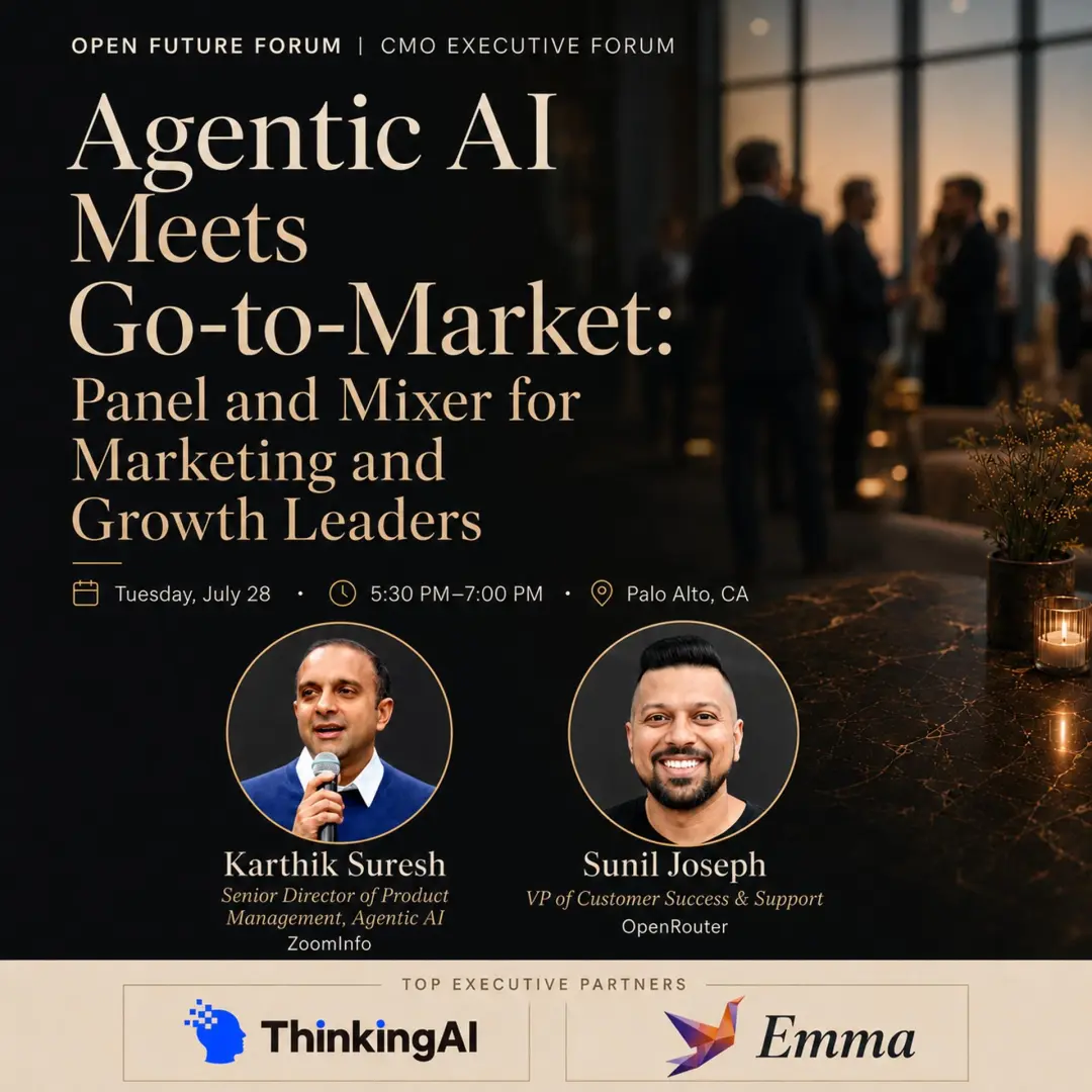 Agentic AI Meets Go-to-Market: Panel and Mixer for Marketing and Growth Leaders