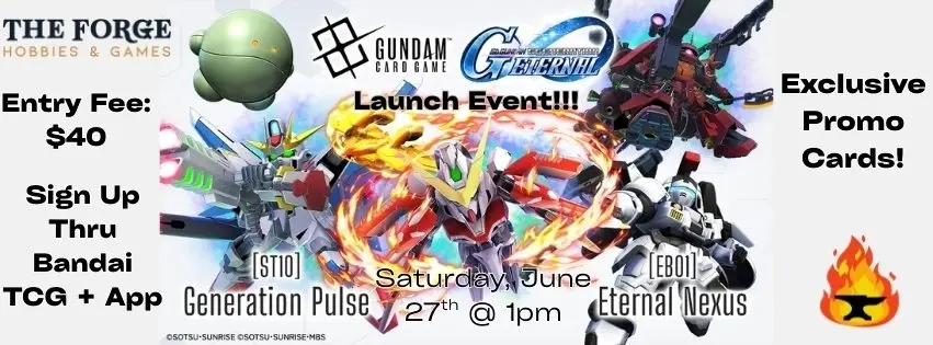 Gundam TCG ST10 & EB01 Launch Event!!