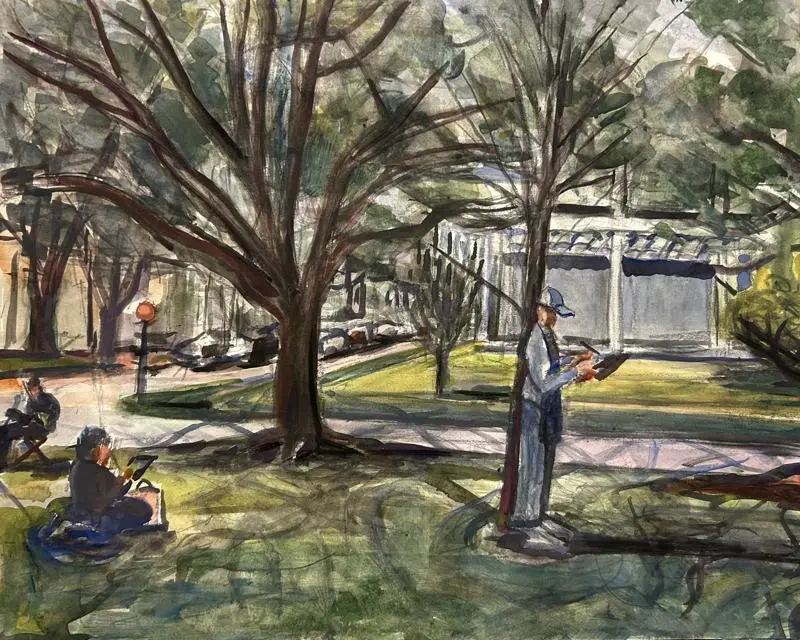 Painting in the Park