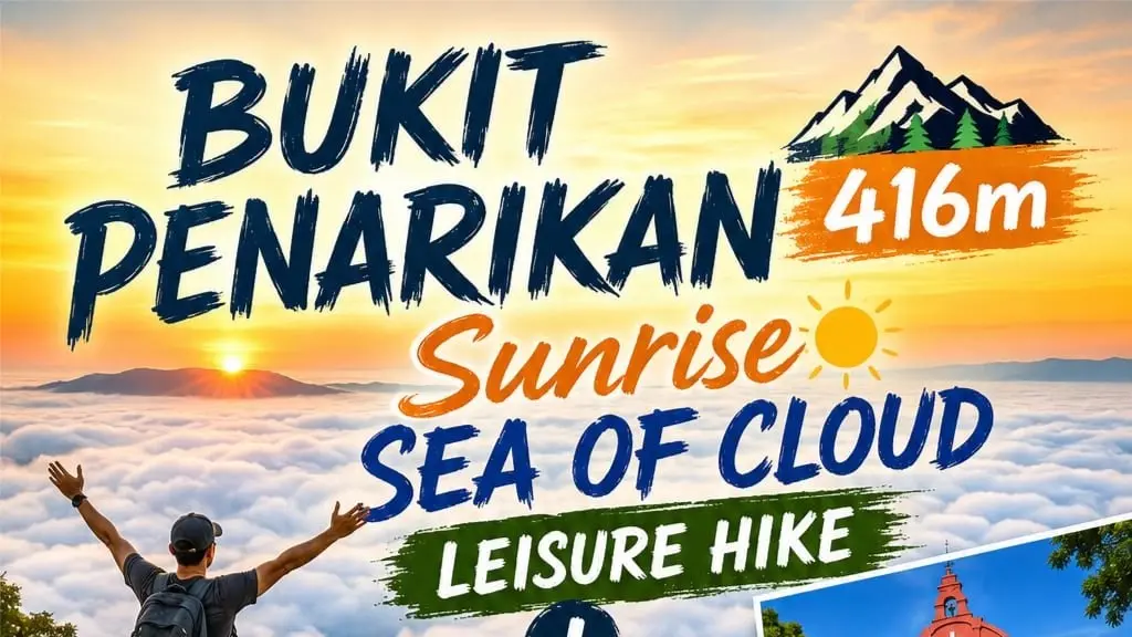 ✅[CONFIRMED] Bukit Penarikan 416m Sunrise Leisure Hike + Melaka 马六甲 