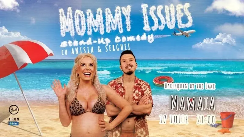 🌴 Stand-Up Comedy pe terasă cu Anisia Gafton și Serghei - „Mommy issues”