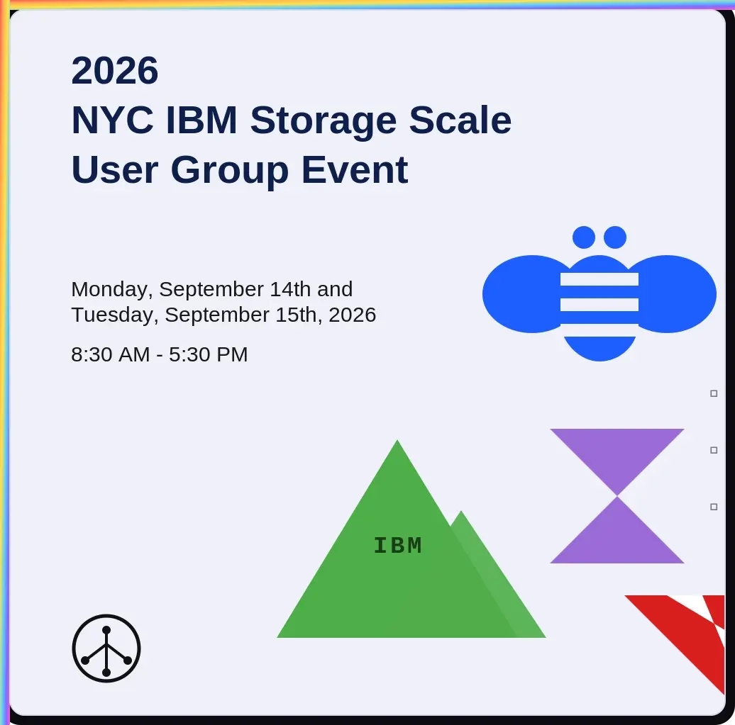 2026 IBM Storage Scale NYC User Group Event