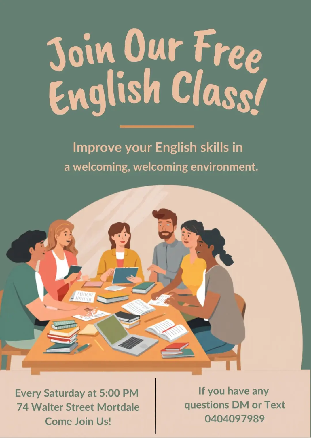 Free English Class!