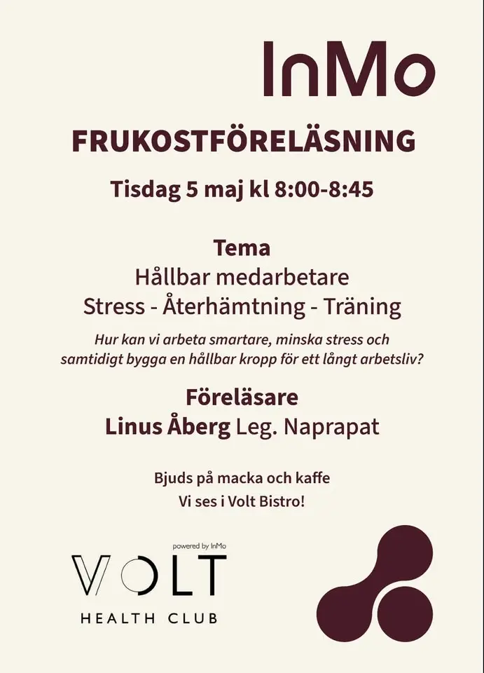Frukostföreläsning 5 maj
