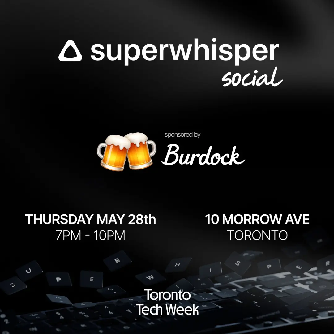 Superwhisper Social