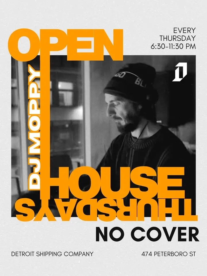 Open House Thursday w/ DJ MOPPY