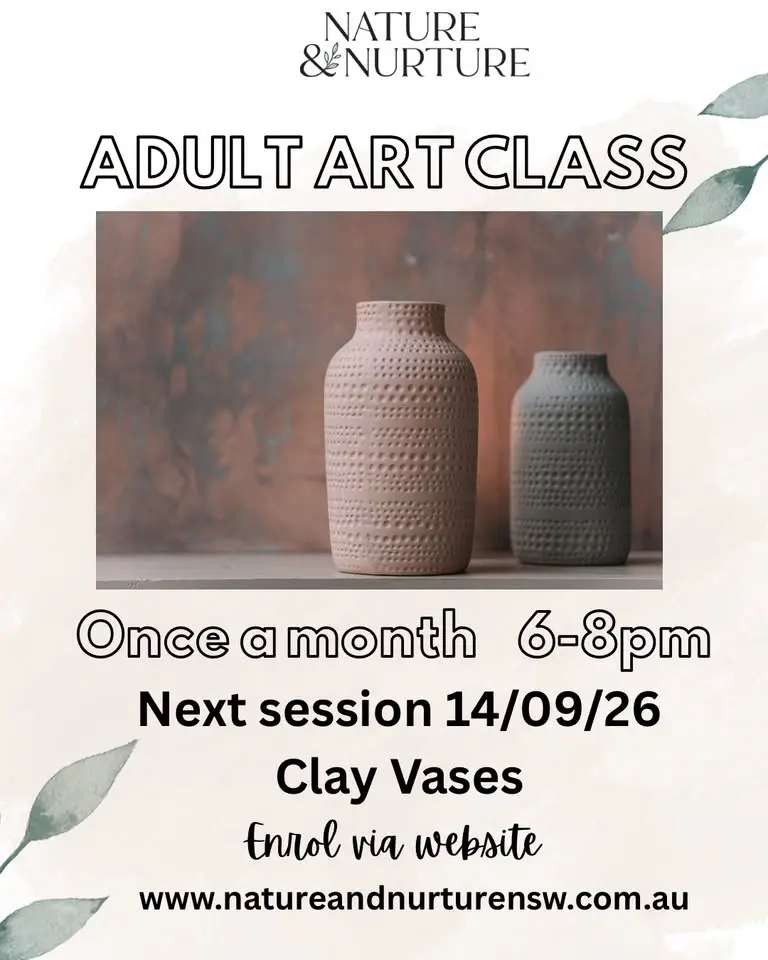 Adult Art Class: Clay Vases