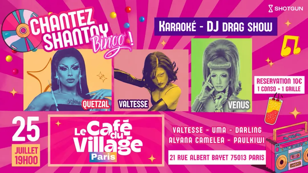 Chantez,Shantay, Bingo ,
