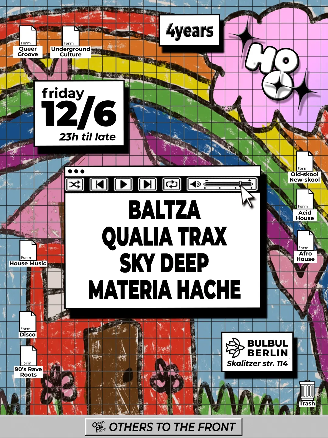 4 years of House of Others: Baltza, Qualia Trax, Sky Deep, materia hache